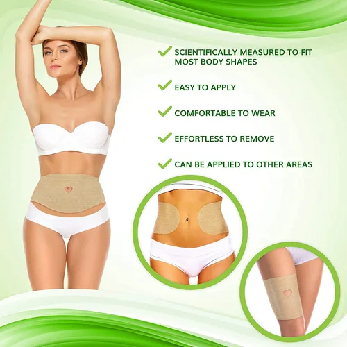 Vista 2 de Envoltura para esculpir el cuerpo tonificante y reafirmante para definición, envoltura anticelulítica totalmente natural, aplicador corporal