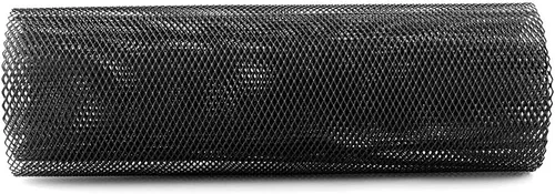 Vista 9 de Universal Black Aluminum Alloy Car Grille Rhombic Grill for Engine Cooling 40 x 13 Inch