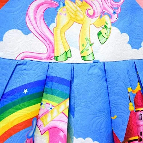 Vista 3 de Disfraz de poni de unicornio para niñas