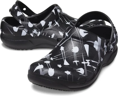 Vista 6 de Crocs Unisex-Adult Bistro Graphic Clogs, Slip Resistant Work Shoes