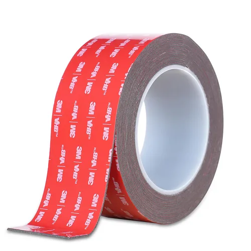 Vista 12 de Cinta de doble cara resistente, cinta de espuma de montaje impermeable, 16.5 pies de largo, 0.4 pulgadas de ancho, cinta adhesiva resistente a altas