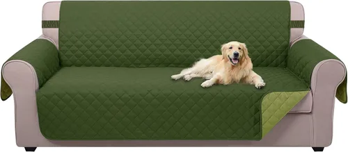 Vista 103 de U-NICE HOME Funda para sillón reclinable, reversible, con correas elásticas, resistente al agua, protege de perros y mascotas, sillón pequeño