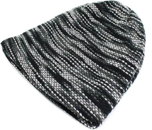 Vista 7 de Gorro de punto unisex para hombre y mujer, con forro de felpa
