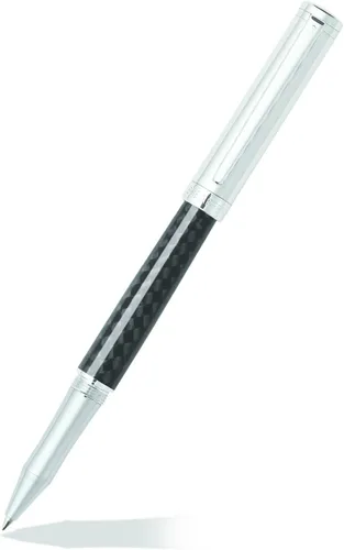 Vista 19 de Sheaffer Pluma estilográfica Intensity Onyx con ribete cromado y punta mediana