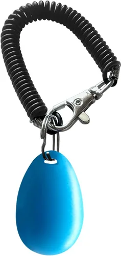 Vista 2 de MODUS Clicker de entrenamiento de mascotas para perros – Clicker con correa ajustable para la muñeca – Clicker de refuerzo positivo para perros, Azul