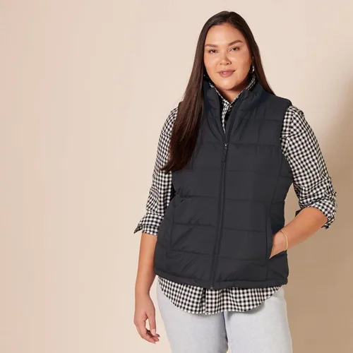 Vista 6 de Tienda Essentials Chaleco de peso medio, para mujer