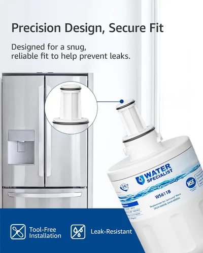 Vista 8 de Waterspecialist Reemplazo del filtro de agua WS611B para Samsung® DA29
