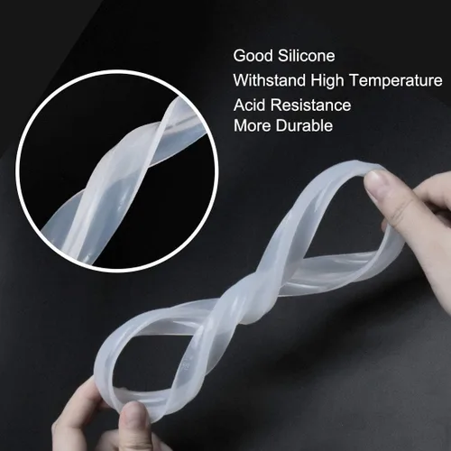 Vista 5 de uxcell Anillo de sellado de junta de silicona para ollas a presión universales con accesorio, diámetro interior del anillo de sellado: 6.3 pulgadas