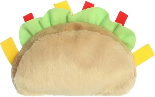 Vista 5 de Aurora® Adorable Palm Pals™ Fiesta Taco™ Animal de Peluche - Divertido Peluche Coleccionable para Niños y Coleccionistas Adultos - Perfecto