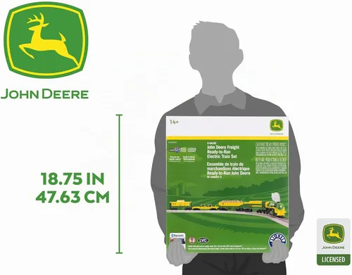 Vista 15 de Lionel John Deere Freight LionChief 5.0 Juego de Tren Eléctrico de Calibre O con Bluetooth y Control Remoto