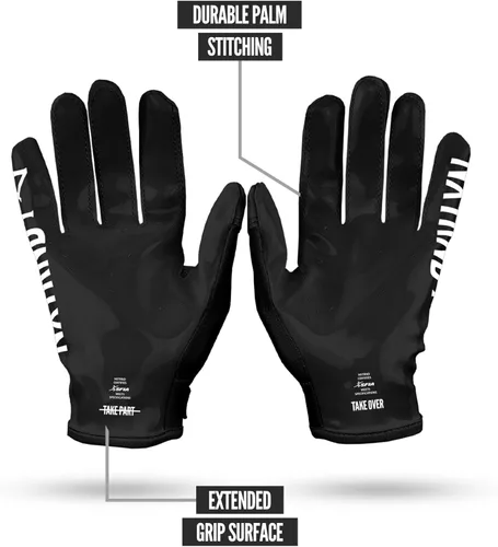 Vista 4 de Nxtrnd G1 - Guantes de fútbol juvenil, guantes receptores adhesivos para niños