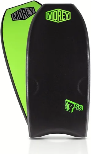 Vista 3 de Morey Mach 7-SS Body Board - Varilla de doble potencia para contornos de rodilla, riel de timbre superior, cola creciente