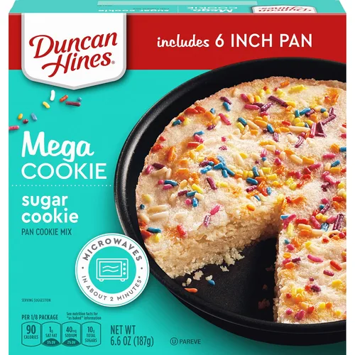 Vista 10 de Duncan Hines - Bandeja y mezcla para hacer una galleta gigante con trozos de chocolate, 7.8 onzas