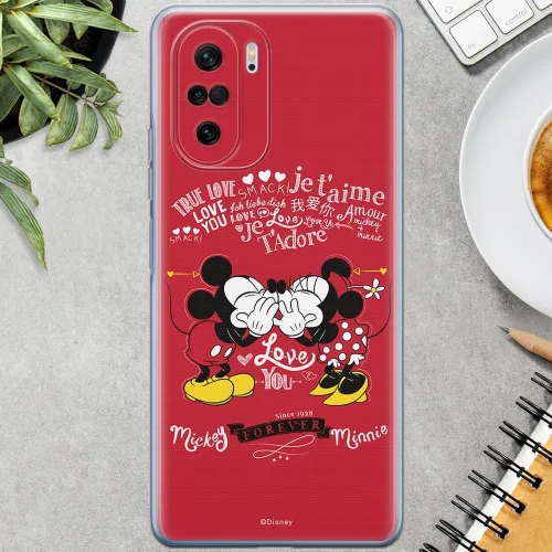 Vista 3 de ERT GROUP Caja del teléfono móvil para Xiaomi MI 11i/REDMI K40/K40 PRO/Poco F3/F3 PRO Original y con licencia oficial de Disney Patrón Mickey