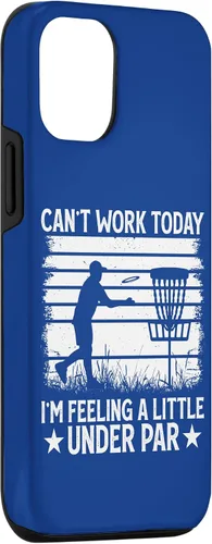 Vista 3 de iPhone 15 Can't Work Today I'm Feeling A Little Under Par - Disc Golf Case