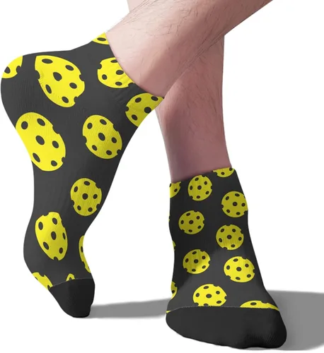 Vista 9 de devor Socks No Show Ankle for Mens Socks No Show Athletic Sock Fashion PICKLEBALL Socks