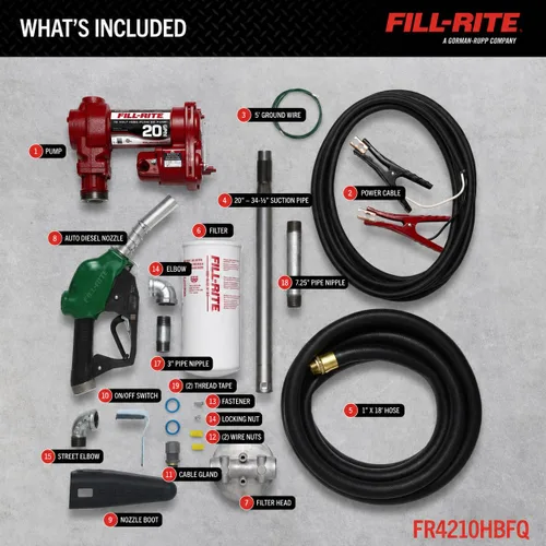 Vista 2 de Fill-Rite Bombas de Transferencia de Combustible de 12V y 20 GPM (Serie 4200)