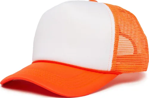 Vista 48 de Funky Junque Sombrero de camionero ligero Snapback de espuma de malla en Negro/Negro