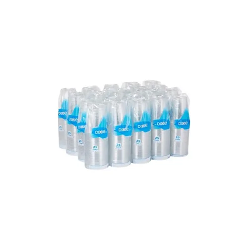 Vista 3 de Dixie - Vasos fríos de plástico PETE de 12 onzas, CPET12DX, 500 tazas, transparentes, 25 tazas por manga, 20 fundas por caja