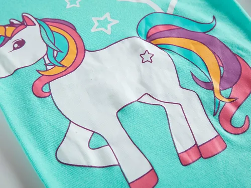 Vista 4 de Babyroom Pijamas a juego para niñas, pijamas de muñeca para niños pequeños, ropa de dormir de algodón para Navidad