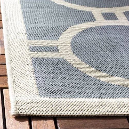 Vista 4 de SAFAVIEH Courtyard Collection CY6924 - Alfombra decorativa para interiores y exteriores, impermeable, fácil de limpiar, 2 pies 3 pulgadas x 6 pies 7