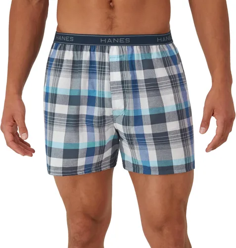 Vista 2 de Hanes - Boxeadores de tartán para hombre