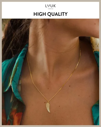 Vista 3 de LUUK LIFESTYLE Collar de filigrana de plata de ley 925 para mujer con colgante, joyería femenina de moda para la vida cotidiana, longitud ajustable