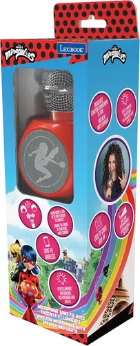 Vista 3 de LEXiBOOK, Micrófono de karaoke milagroso, MIC260MI Bluetooth, Cambiador de voz, Efectos de luz, Micro SD, USB