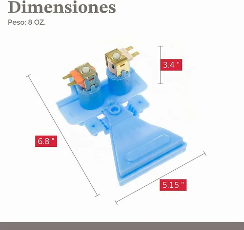 Vista 6 de Reemplazo Parts Master para Válvula de Agua de Lavadora GE - WH13X26535, PS12726769, AP6892695 - Para Lavadora GE
