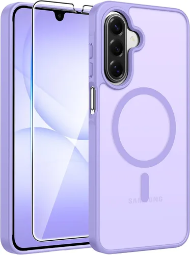 Vista 16 de FNTCASE para Samsung Galaxy Z Fold 7 Estuche Magnético: Funda de Teléfono Celular con Textura Mate Translúcida, Protección contra Caídas de Grado