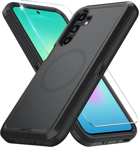 Vista 18 de Funda magnética para Samsung Galaxy S24+ Plus compatible con carga Magsafe [protector de pantalla de vidrio]