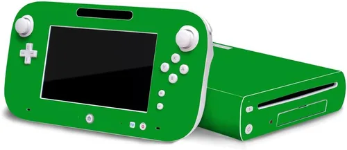 Vista 9 de Black Chrome Mirror Vinyl Decal Faceplate Mod Skin Kit by System Skins - Compatible with Nintendo Wii U Console