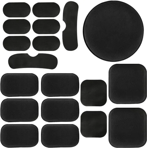 Vista 18 de Universal Airsoft Helmet Pads, Tactical Helmet Replacement Foam Padding Kits Bicycle Accessories Mats for Fast Mich CS ACH FMA USMC PASGT
