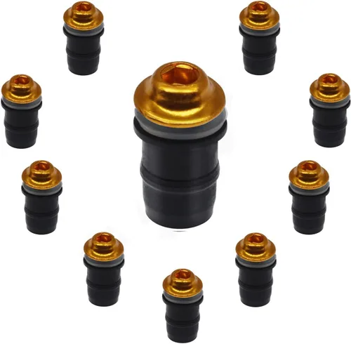 Vista 8 de Kit de tornillos de 10 tornillos para parabrisas de motocicleta, tornillos universales CNC para parabrisas de motocicleta, funciona en parabrisas