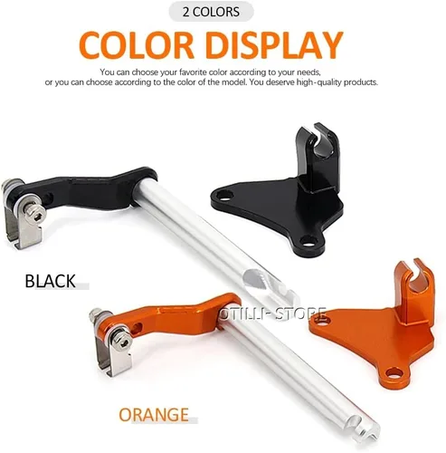 Vista 5 de para KTM 390 Adventure ADV/R y para KTM 390 Duke 1 Finger Clutch Nuevo accesorio de motocicleta Brazo de embrague de palanca sin esfuerzo (negro)