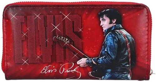Vista 3 de Nemesis Now Elvis 68 Performance Red - Bolso para mujer, 7.5 in