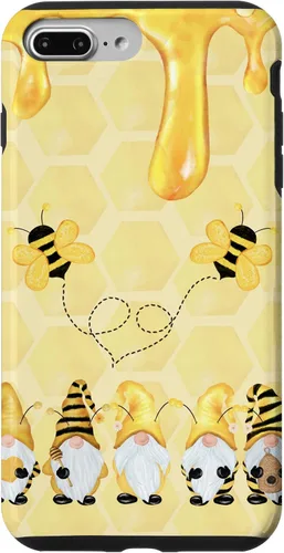 Vista 12 de Carcasa divertida para iPhone 16 con diseño de gnomos de abejorros para Halloween