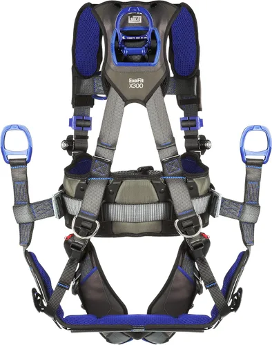 Vista 4 de 3M DBI-SALA ExoFit X300 Comfort - Arnés de seguridad de suspensión de posicionamiento de escalada, protección contra caídas de telecomunicaciones