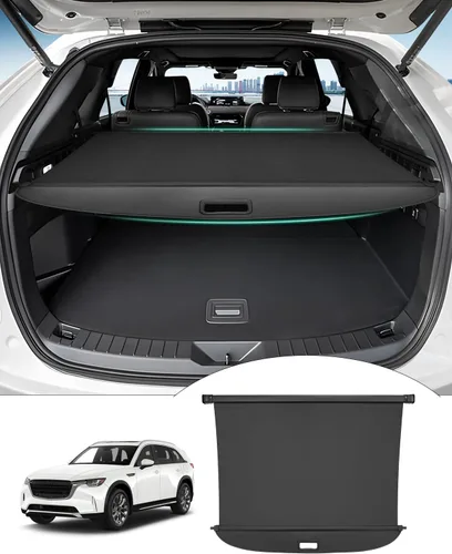 Vista 79 de Powerty - Cubierta de carga para Toyota RAV4 2013-2018, accesorios de cuero