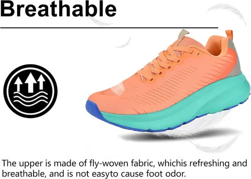 Vista 6 de JACKSHIBO Zapatos de punta ancha para hombres y mujeres Zapatos deportivos de ancho extra ancho Zapatos de nube para correr en carretera Tenis