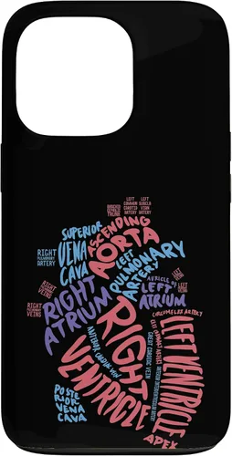 Vista 10 de Cardiac Nurse Anatomical Heart Cardiology Medical Gift Case for iPhone 17