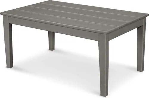 Vista 3 de POLYWOOD® Newport - Mesa auxiliar de 22 x 36 pulgadas, color negro