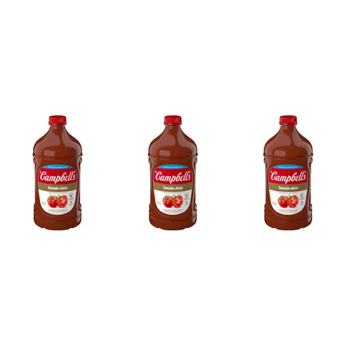 Vista 13 de Campbell's Jugo de tomate 100% bajo en sodio, botella de 64 onzas líquidas (paquete de 6)