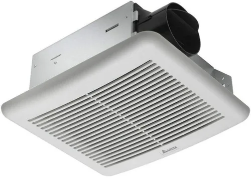 Vista 4 de DELTA ELECTRONICS (AMERICAS) LTD. BreezSlim SLM50 - Ventilador de baño de escape de 50 CFM, color blanco