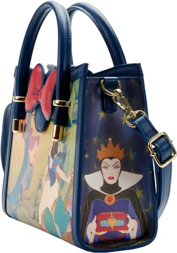 Vista 2 de Loungefly Disney - Bolso cruzado blanco como la nieve, talla única, Blanco (Snow white), talla única