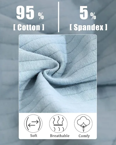 Vista 2 de FINETOO Paquete de 6 tangas de algodón para mujer, transpirables, de tiro bajo, ropa interior sexy, S-XL