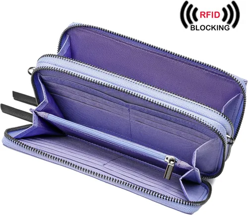Vista 8 de goingpei Bolsos cruzados pequeños con cartera para teléfono y cartera con pulsera