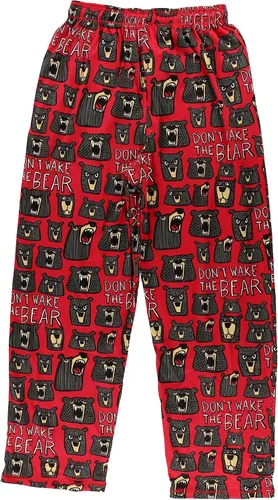Vista 4 de Lazy One Bear & Bigfoot - Pantalones de pijama para hombre, pantalones separados para hombre, pantalones de descanso, divertidos, humorísticos