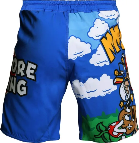 Vista 4 de Hardcore Training MMArio - Pantalones cortos de combate para artes marciales mixtas y artes marciales mixtas