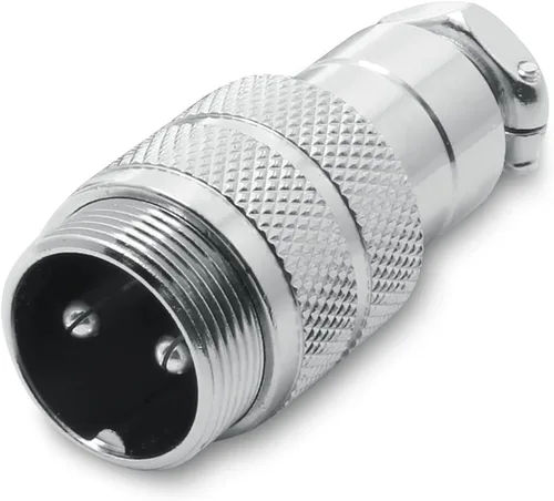 Vista 4 de 2 Conjuntos de Conector de Aviación 2P 10A GX20-2 Impermeable Metal Macho Hembra Panel de Alambre de Potencia Chasis Accesorios Conector Aviación